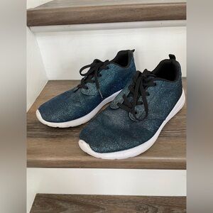 Blue Glitter Women's Sneakers - SIze 7.5